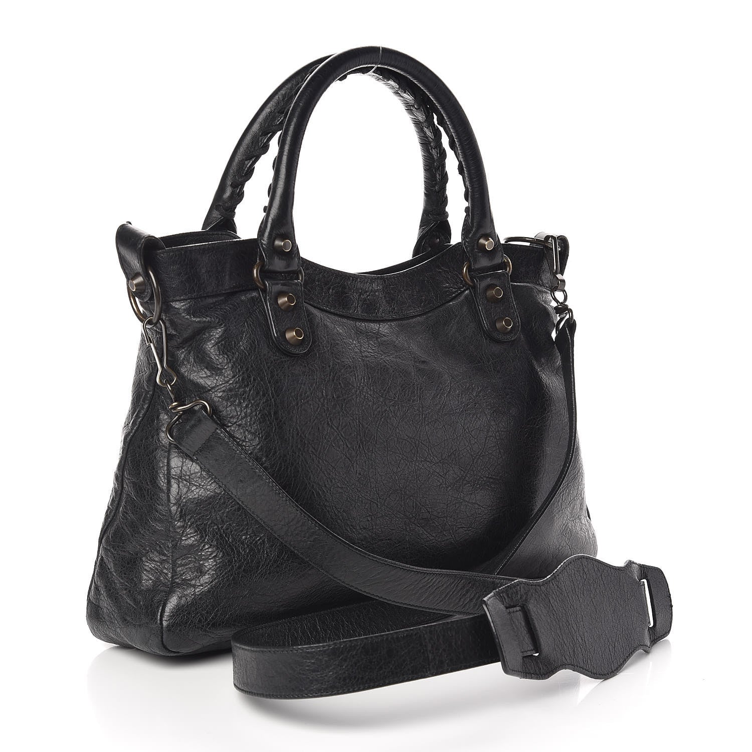 Balenciaga Agneau Classic Hardware Town Black 3 of 10