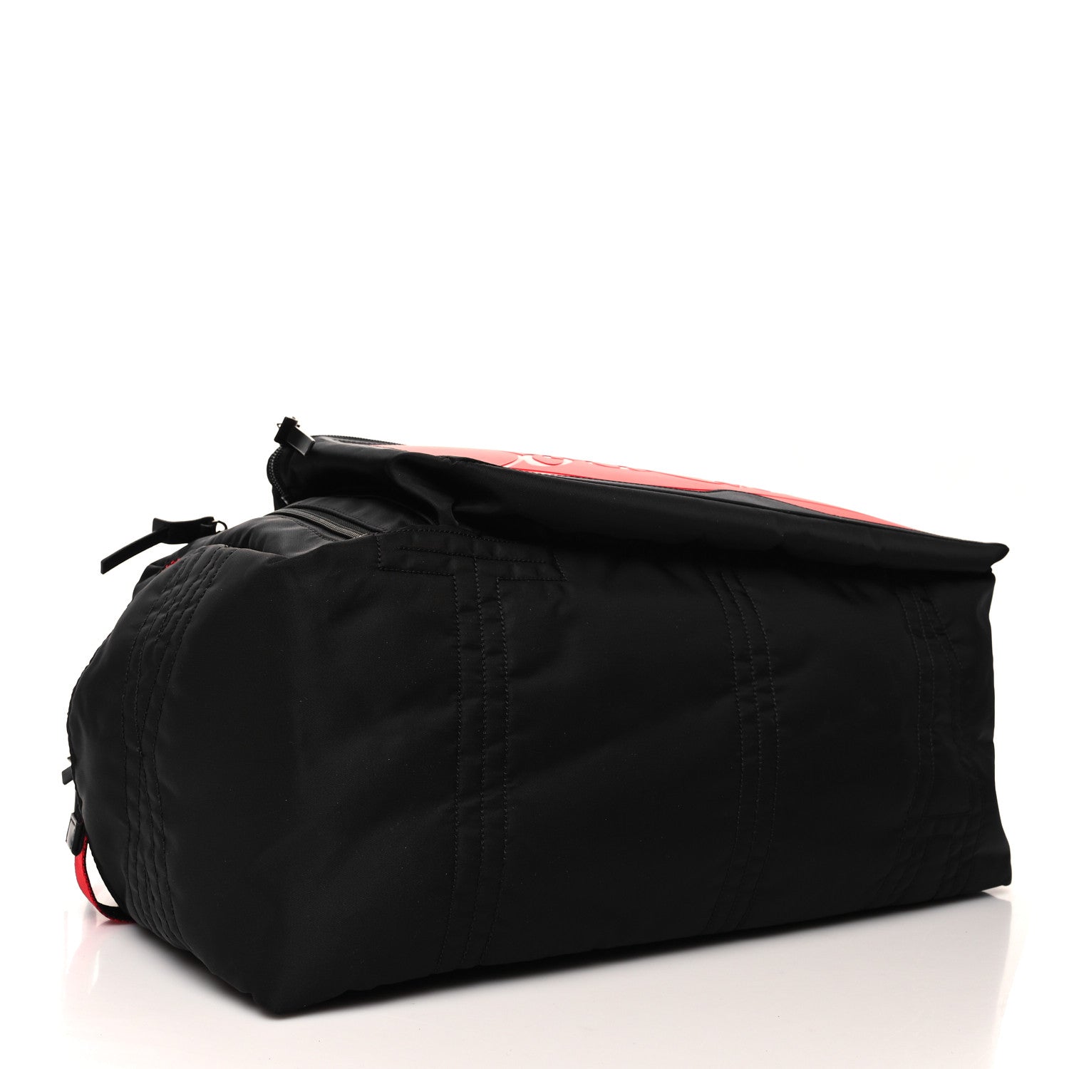 Christian Louboutin Nylon Sneaker Sole Loubideal Duffle Bag Loubi Black 3 of 10