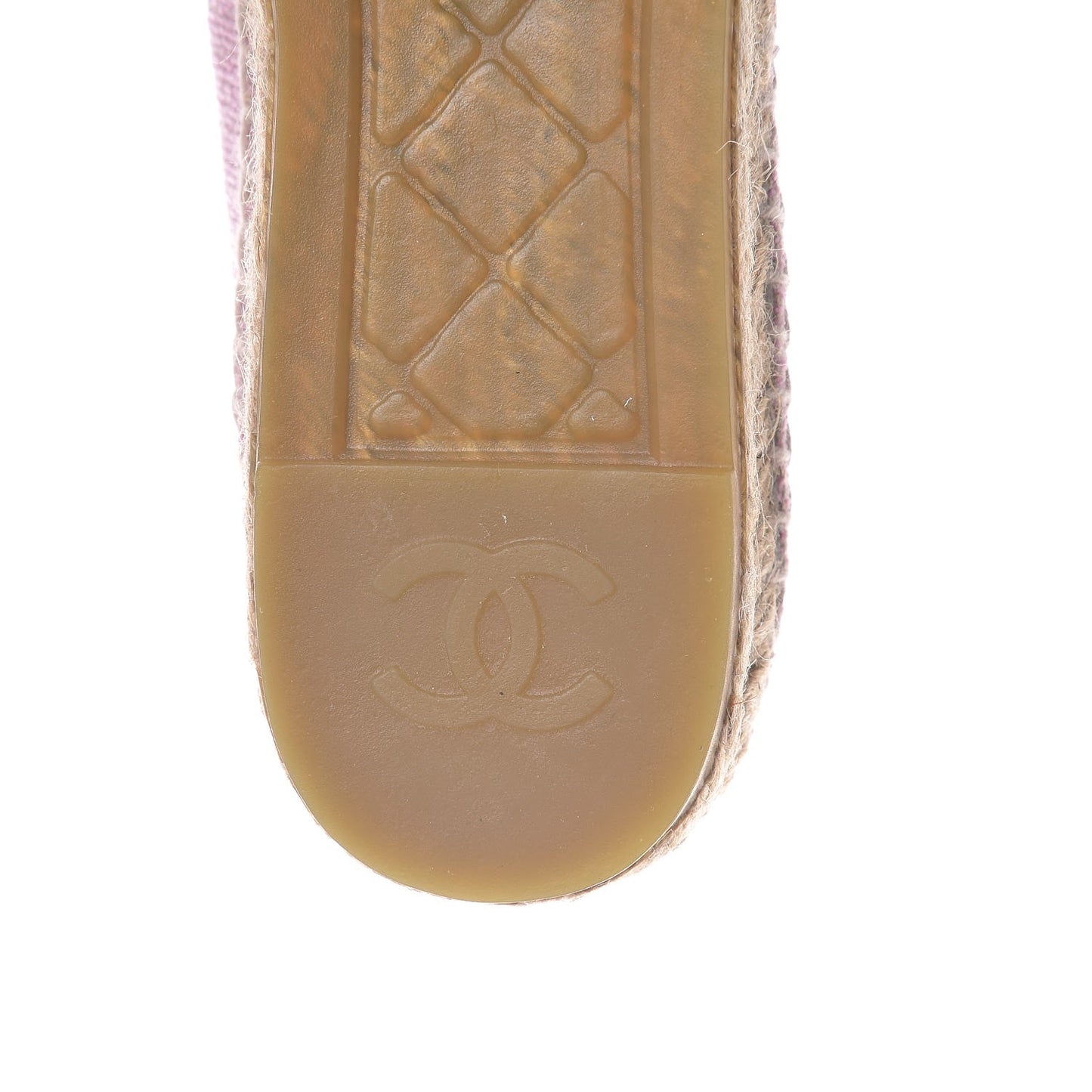 Toile Sequin CC Espadrilles 39 Pink Dark Pink