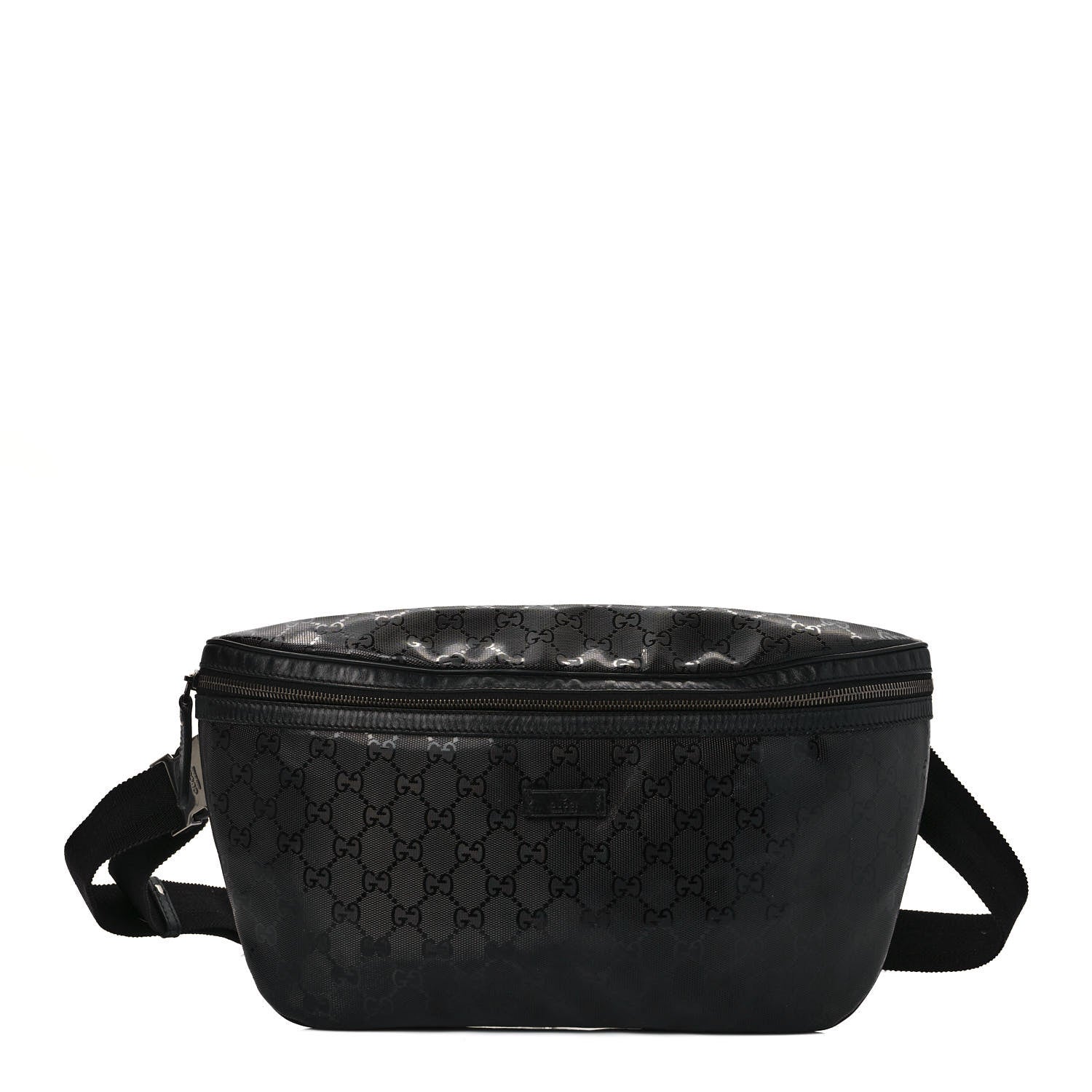 Gucci Imprime Monogram Belt Bag Black 1 of 10