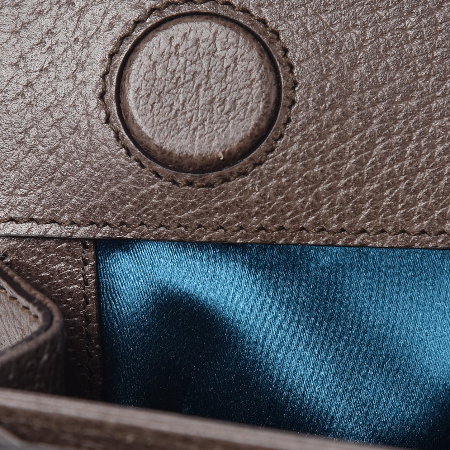 GG Supreme Monogram Web Medium Ophidia Chain Shoulder Bag Brown