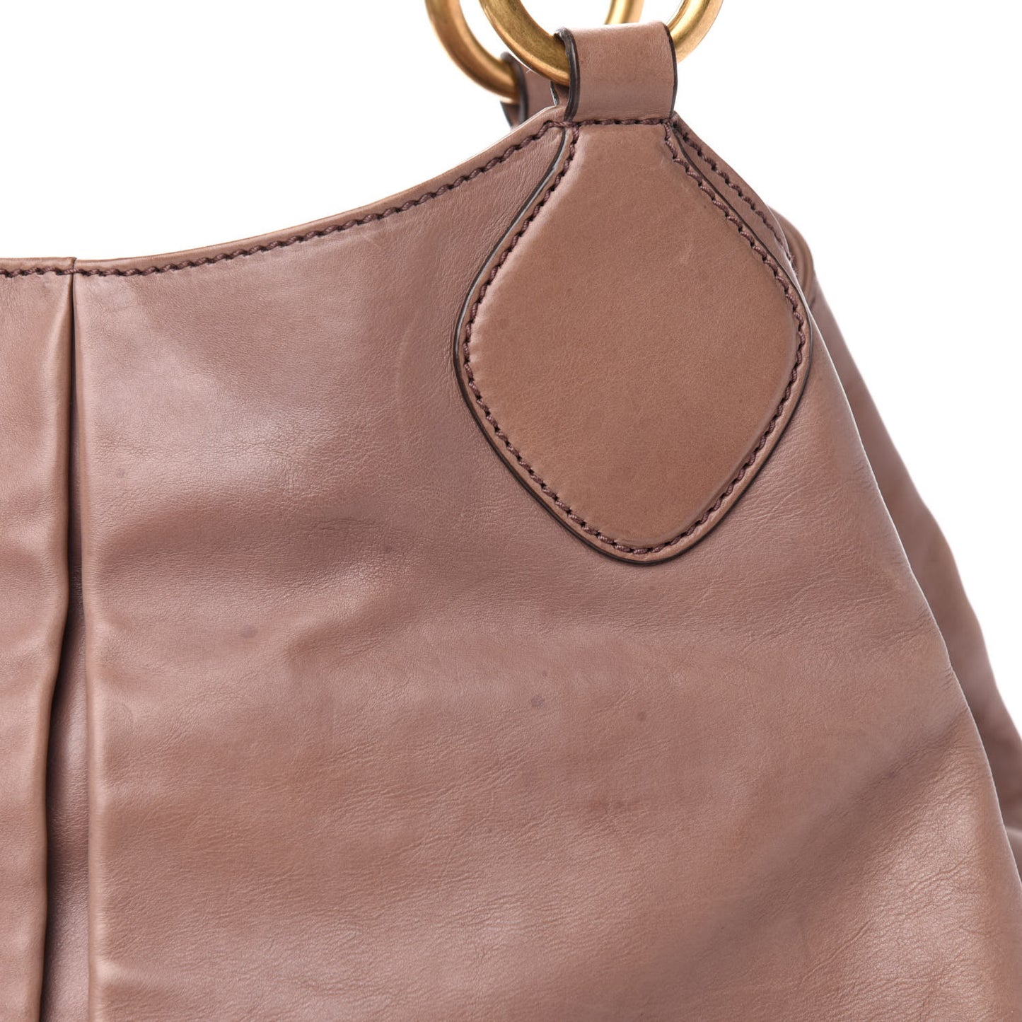 Calfskin Soft Icon Tote Pink Tan