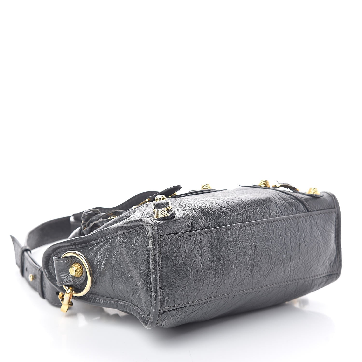 Balenciaga Agneau Giant 12 Gold Hardware Mini City Gris Fossile 4 of 10