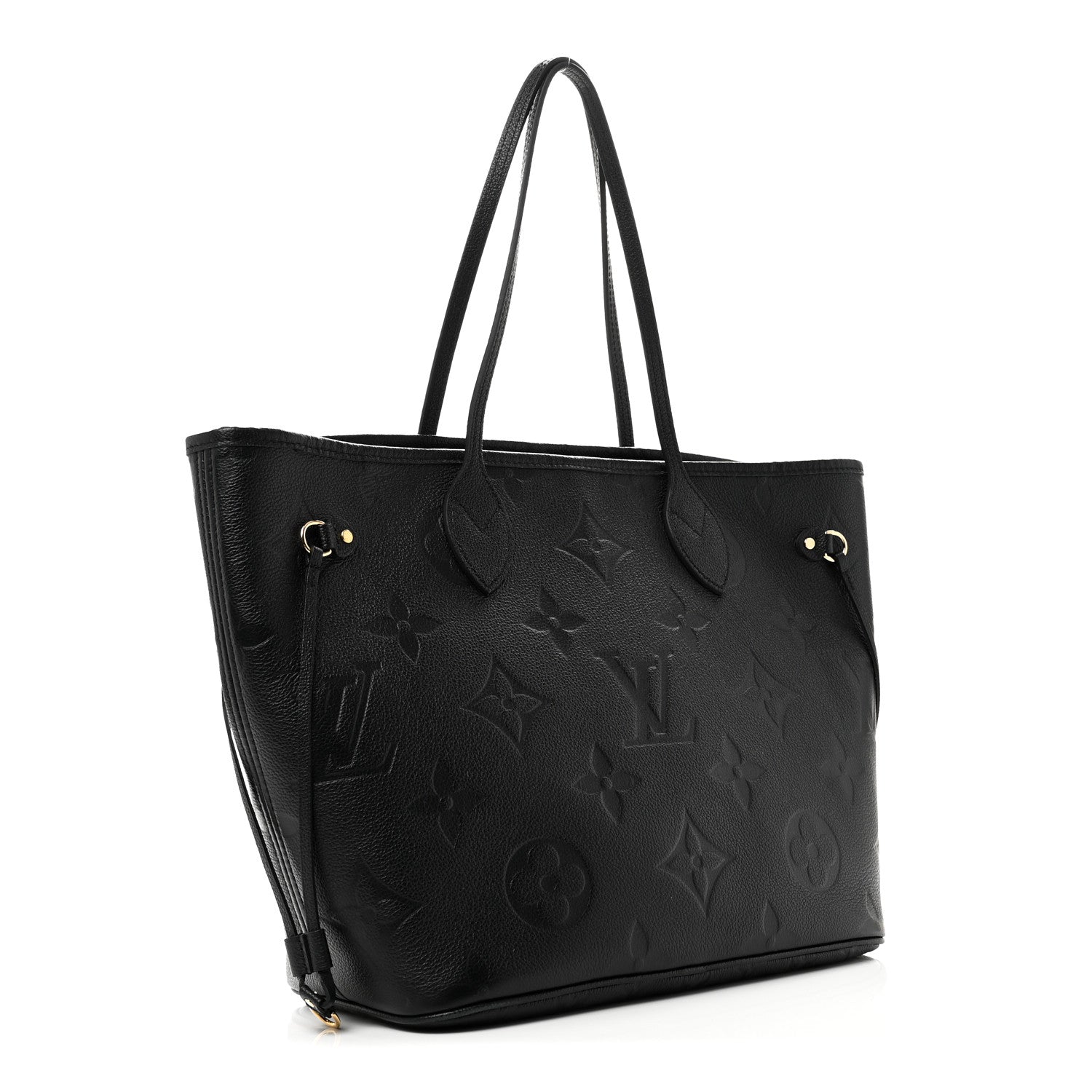Louis Vuitton Empreinte Monogram Giant Neverfull MM Black 3 of 9
