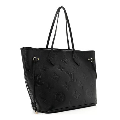 Louis Vuitton Empreinte Monogram Giant Neverfull MM Black 3 of 9