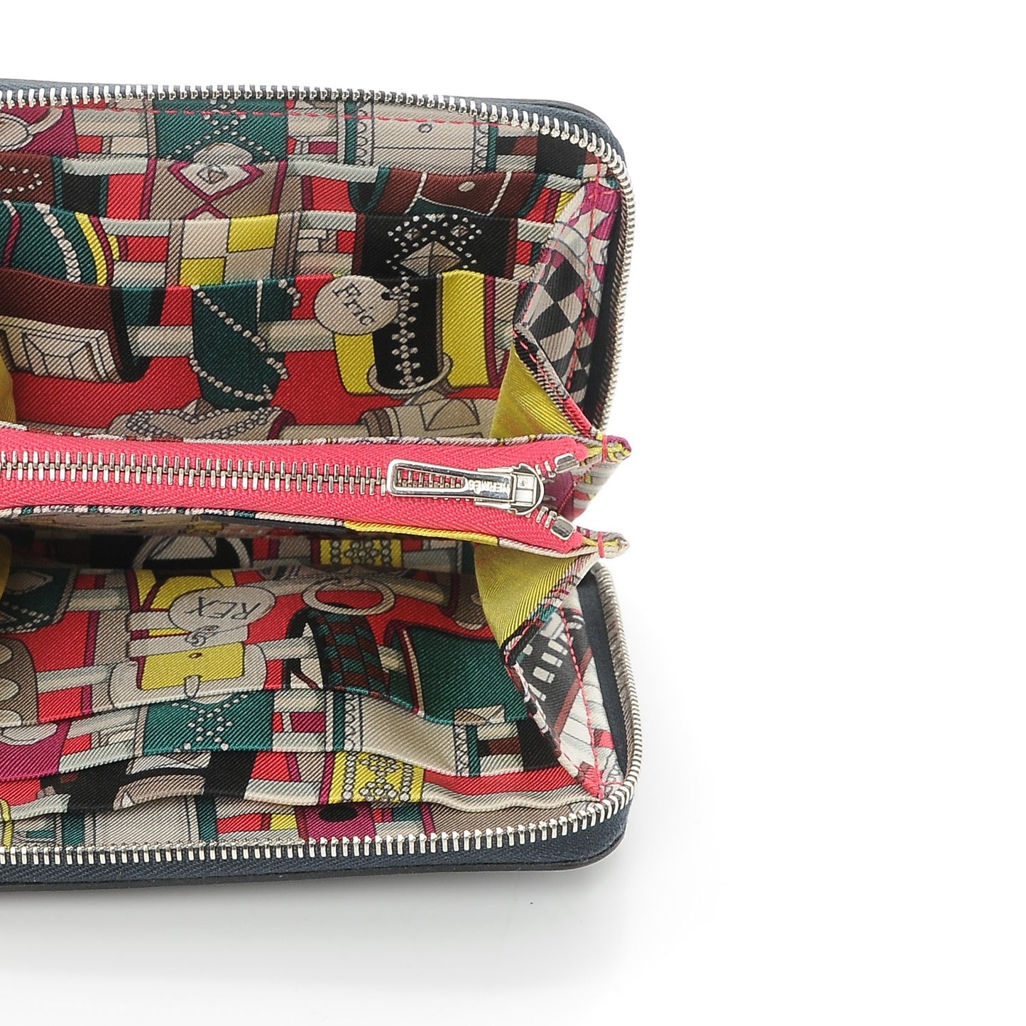Epsom Silk'in Compact Wallet Bleu Indigo