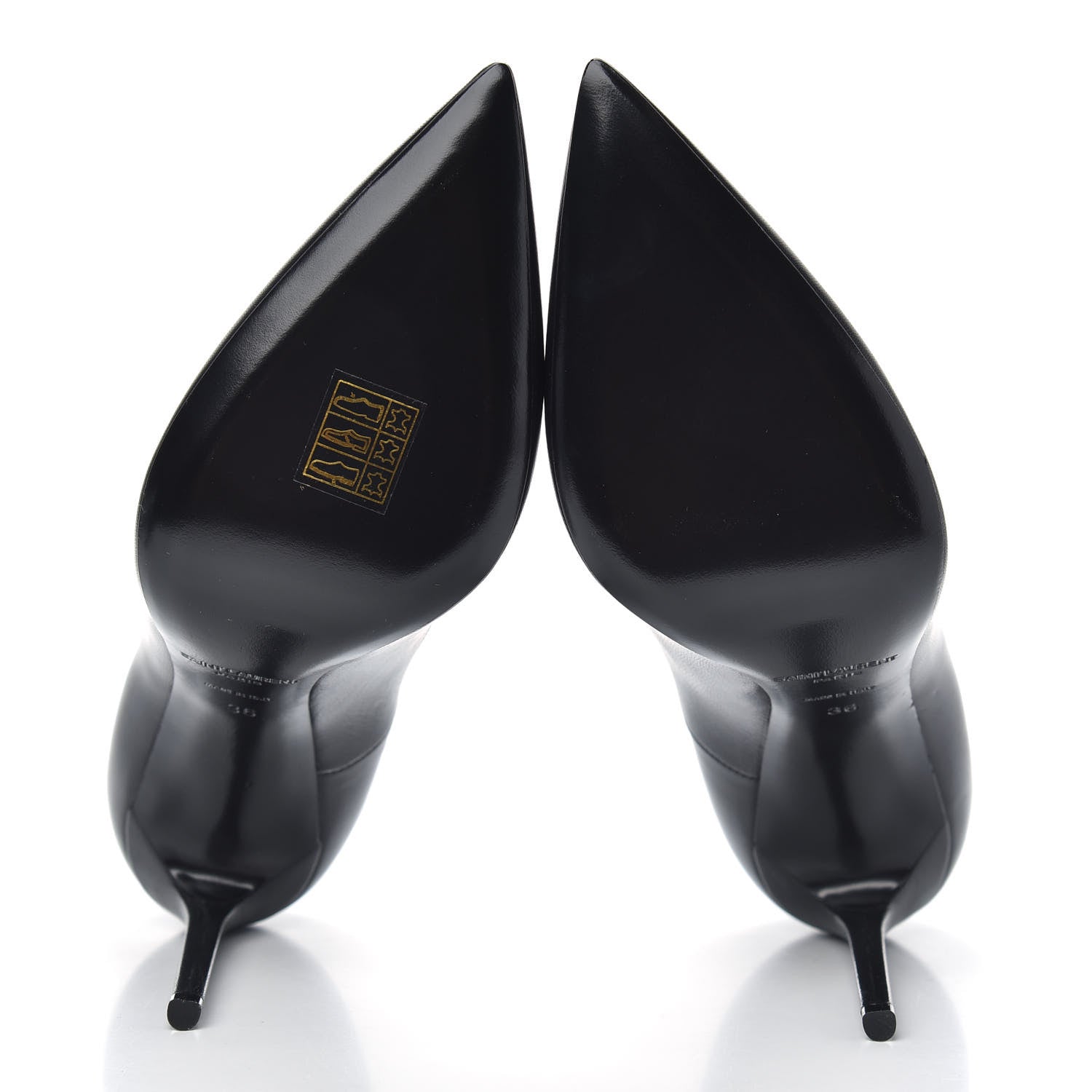 Saint Laurent Calfskin Zoe 105 Pump 36 Black 5 of 9
