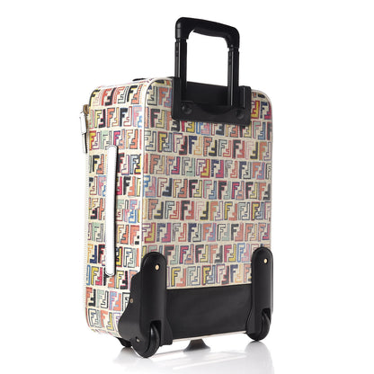 Fendi Zucca Spalmati FF Multicolor Carry On Luggage White Multicolor 3 of 13