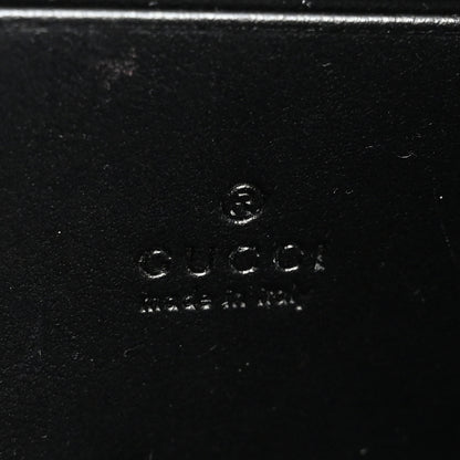 Gucci Calfskin Matelasse GG Marmont Chain Wallet Black 6 of 10