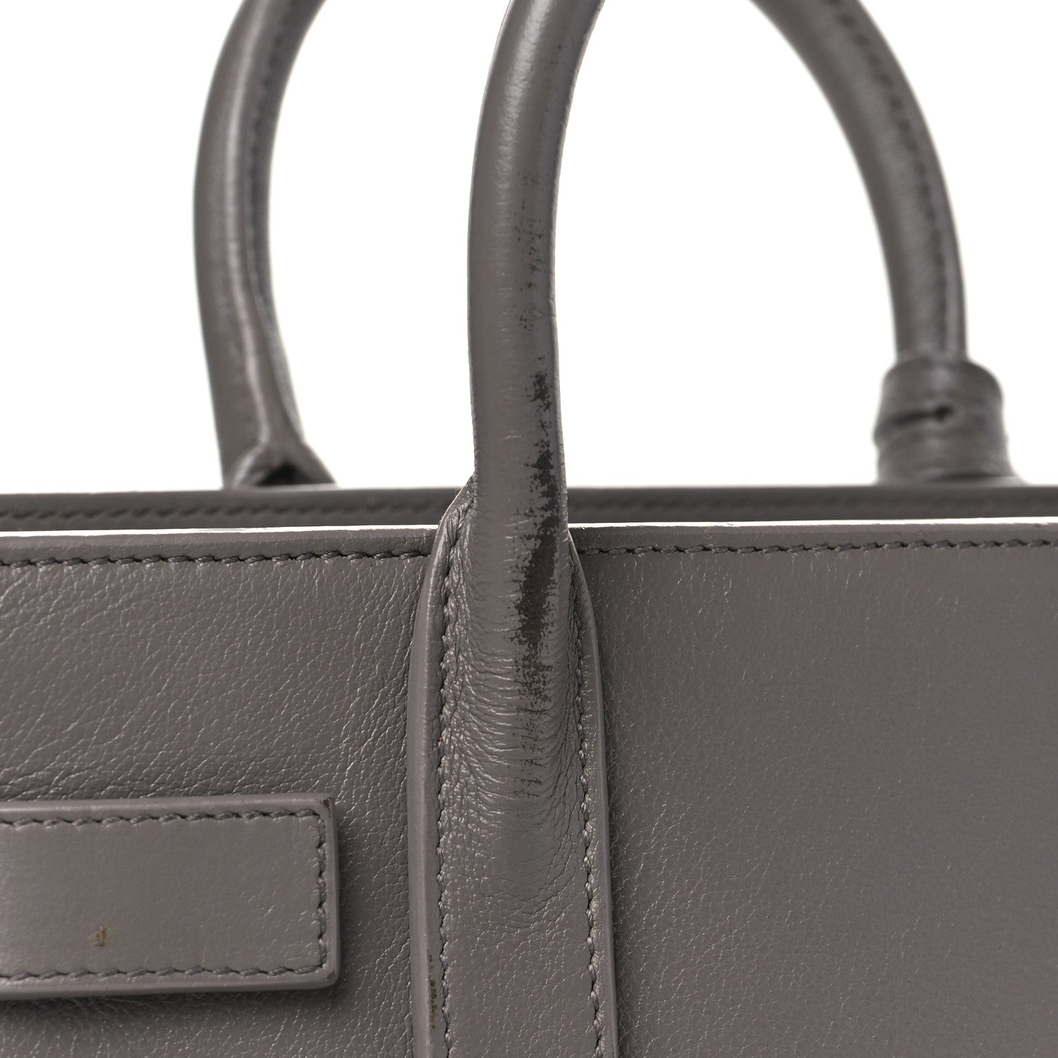 Saint Laurent Calfskin Nano Sac De Jour Fog 12 of 14
