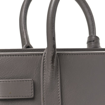 Saint Laurent Calfskin Nano Sac De Jour Fog 12 of 14