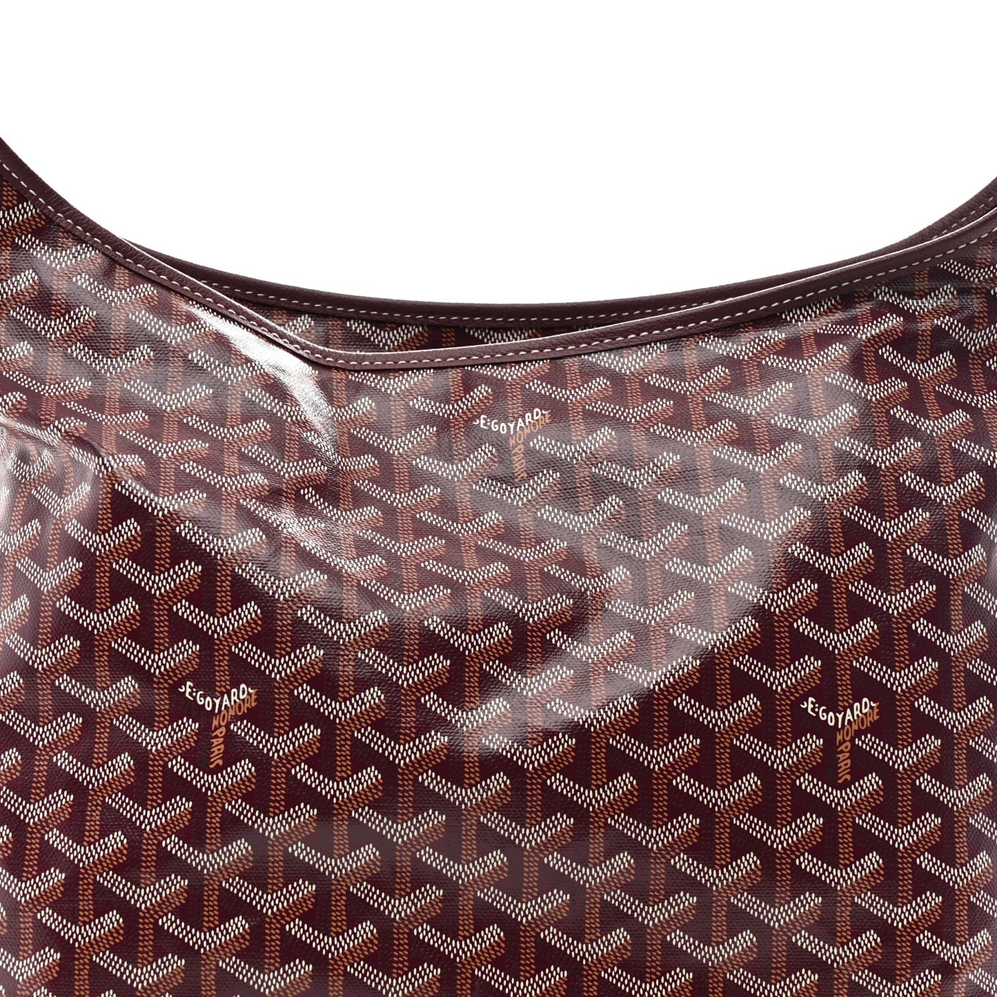 Goyardine Boheme Hobo Burgundy