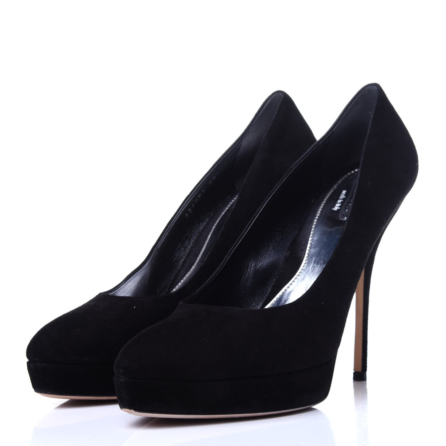 Gucci Suede Sofia Pumps 40 Black 3 of 15