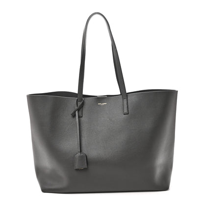 Saint Laurent Calfskin Large Shopping Tote Earth 1 of 10