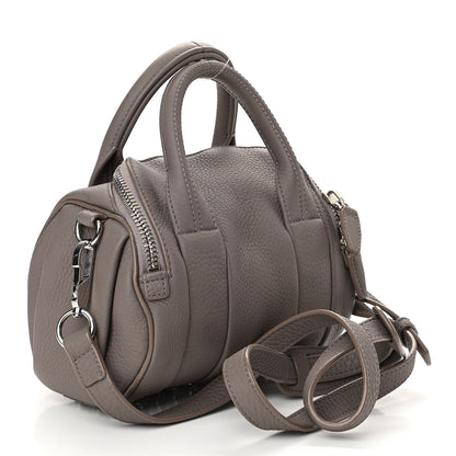 Alexander Wang Pebbled Lambskin Mini Rockie Mink Silver Hardware 3 of 9