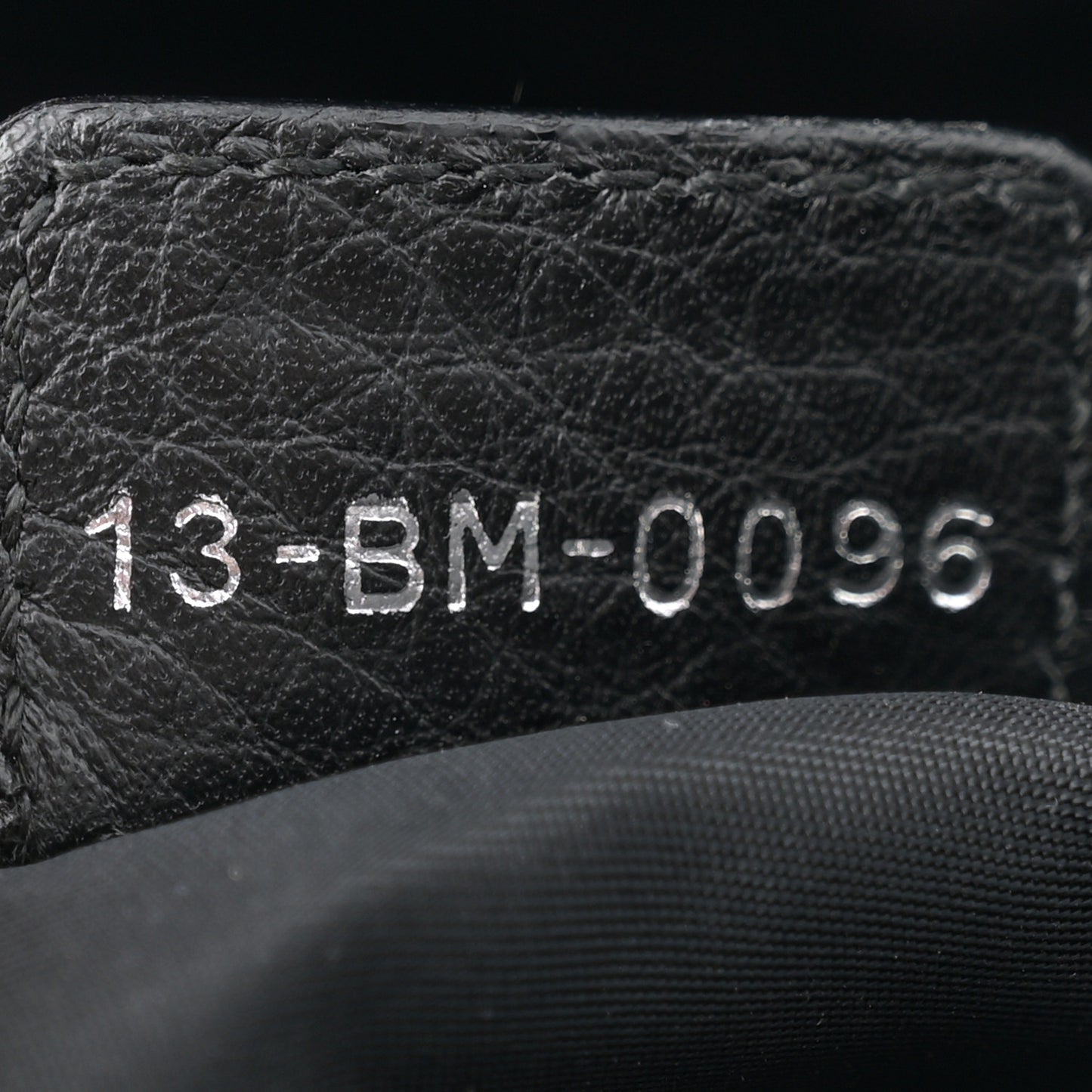 Monogram Pocket Satchel Black