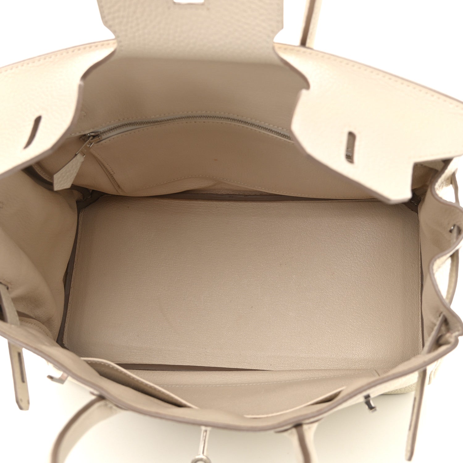 Hermes Taurillon Clemence Birkin 30 Beton 5 of 16