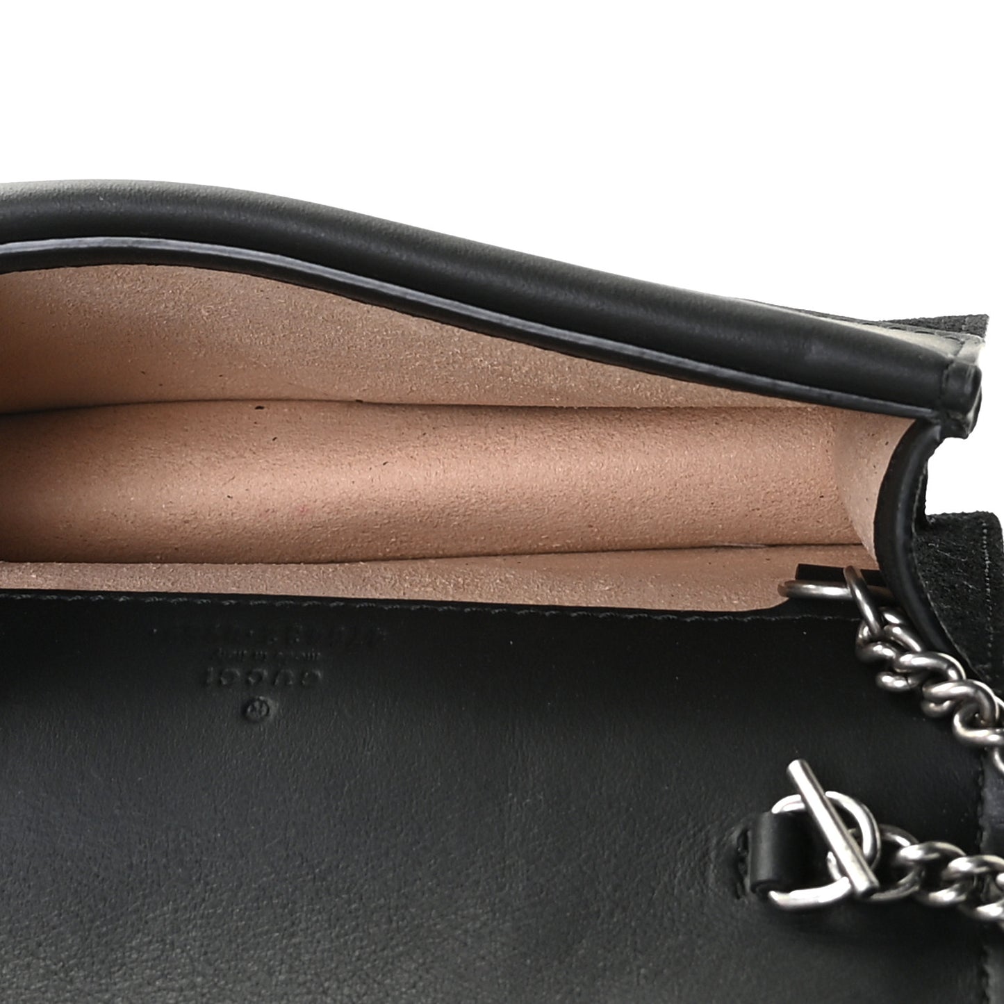 Suede Super Mini Dionysus Shoulder Bag Black