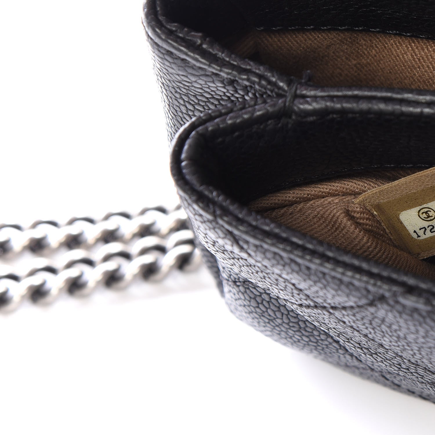 Chanel Caviar Quilted Mini Simply CC Flap Black 8 of 10