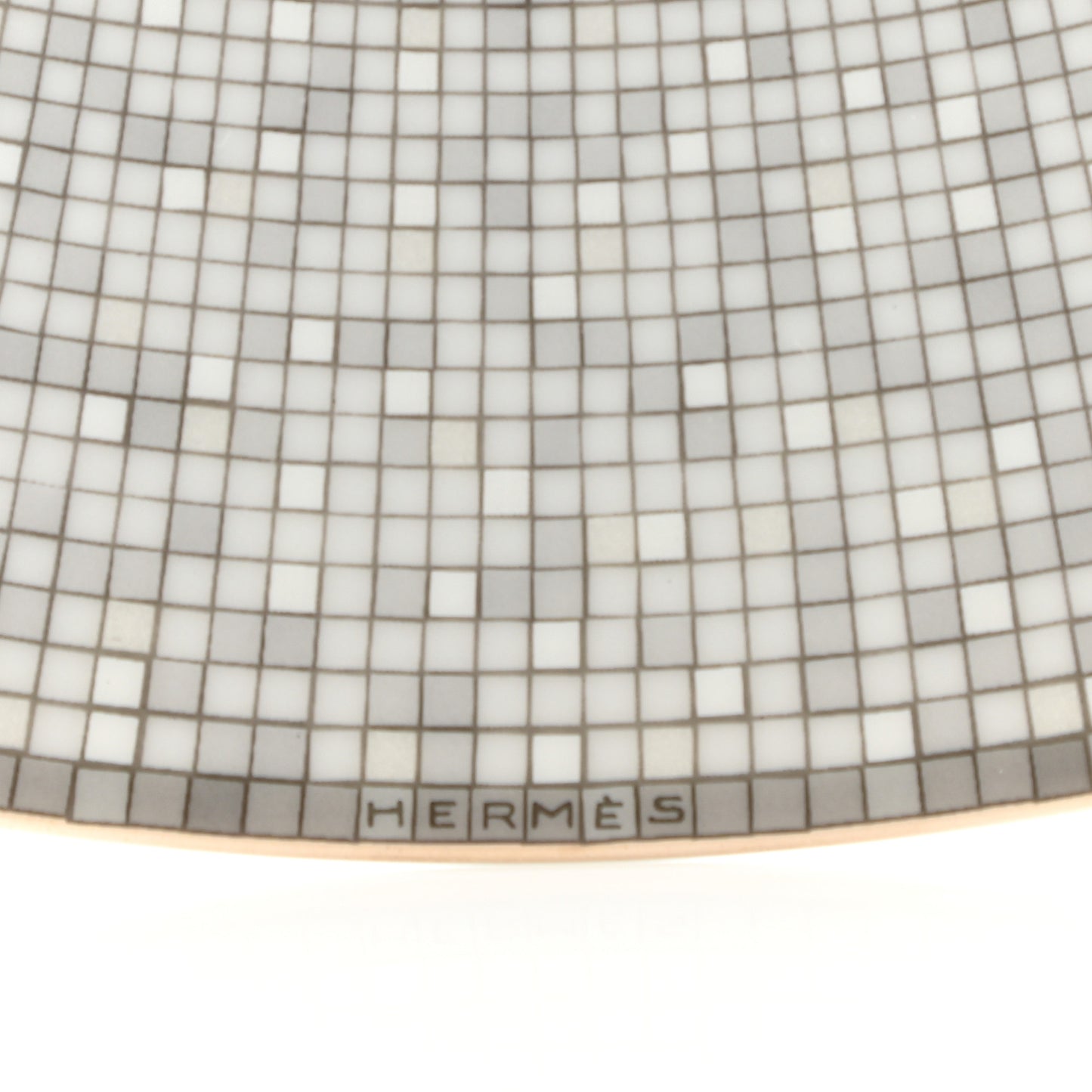 Porcelain Mosaique Au 24 Platine Presentation Plate Set of 2