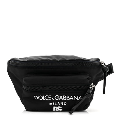 Dolce & Gabbana Nylon Logo Belt Bag Black 1 of 10