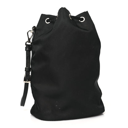 Prada Re-Nylon Saffiano Bucket Wristlet Black 3 of 11