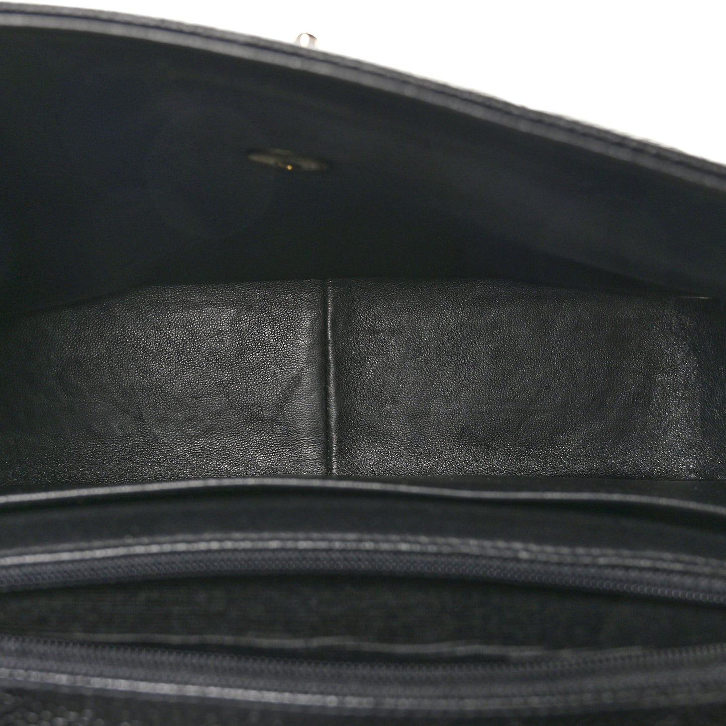 Caviar Vertical Quilted Kelly Flap Bag Black