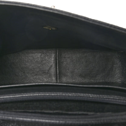 Chanel Caviar Vertical Quilted Kelly Flap Bag Black 6 of 11