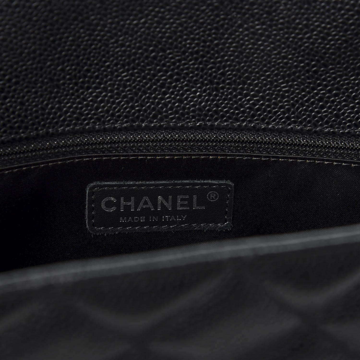 Chanel Caviar Quilted Grand Shopping Tote GST Black 7 of 9
