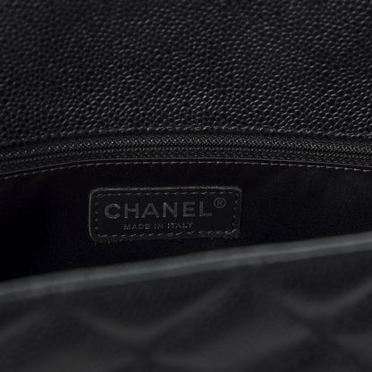 Chanel Caviar Quilted Grand Shopping Tote GST Black 7 of 9