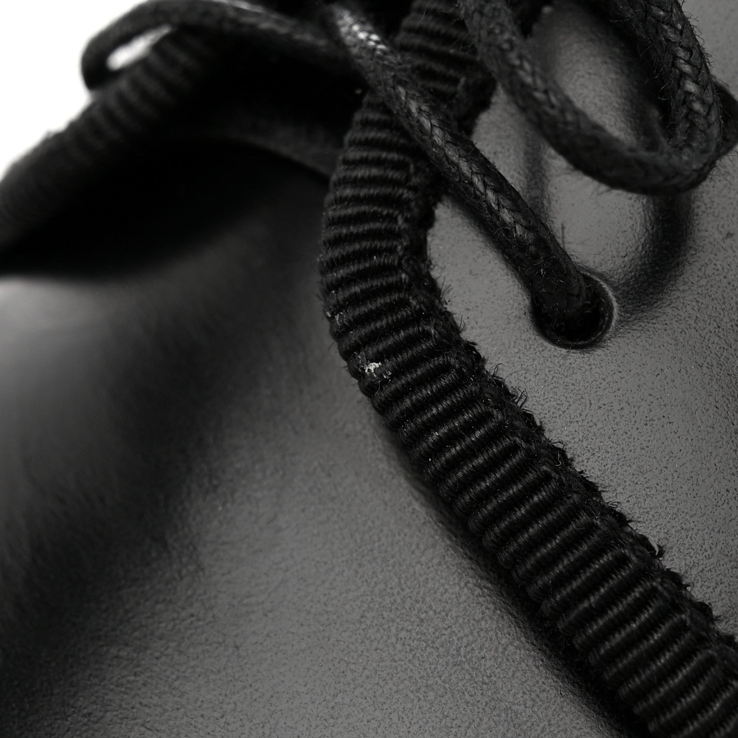 Christian Dior Glazed Calfskin Tomboy Lace Up 38 Black 12 of 15