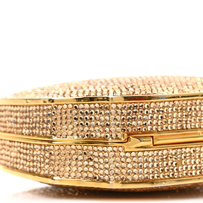 Judith Leiber Swarovski Crystal Clutch Gold 7 of 9