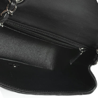 Chanel Lambskin Quilted Mini Square Flap Black 6 of 8