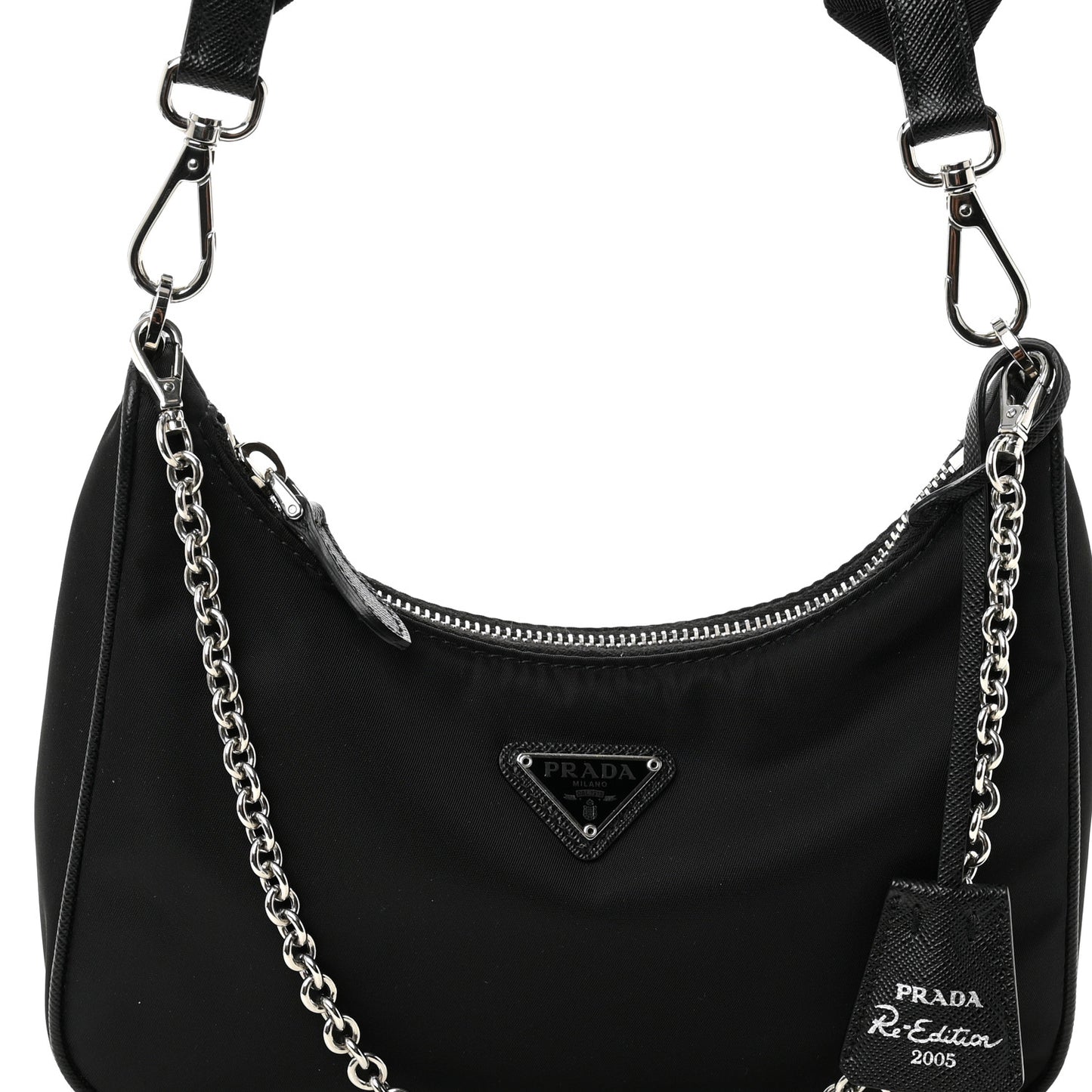 Nylon Re-Edition 2005 Shoulder Bag Black