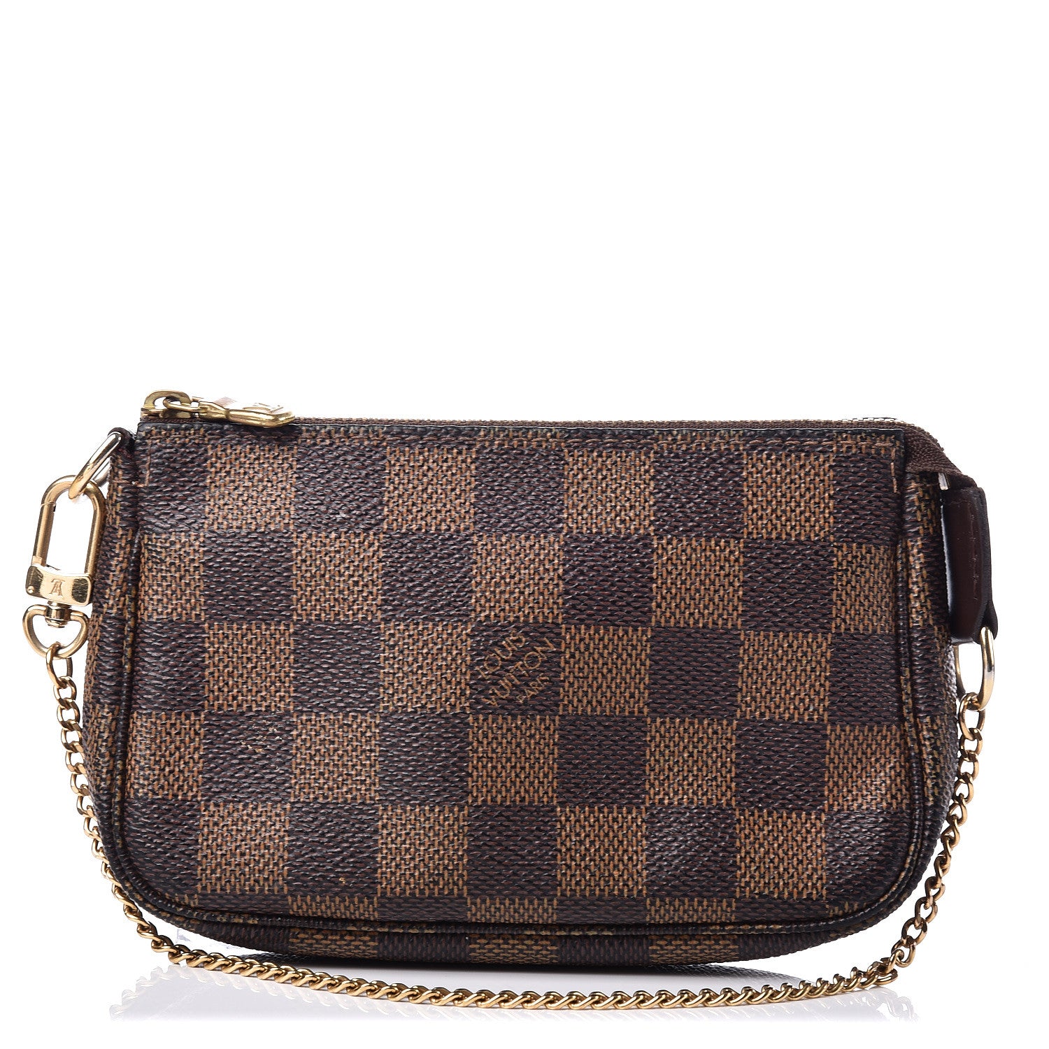 Louis Vuitton Damier Ebene Mini Pochette Accessories 1 of 12