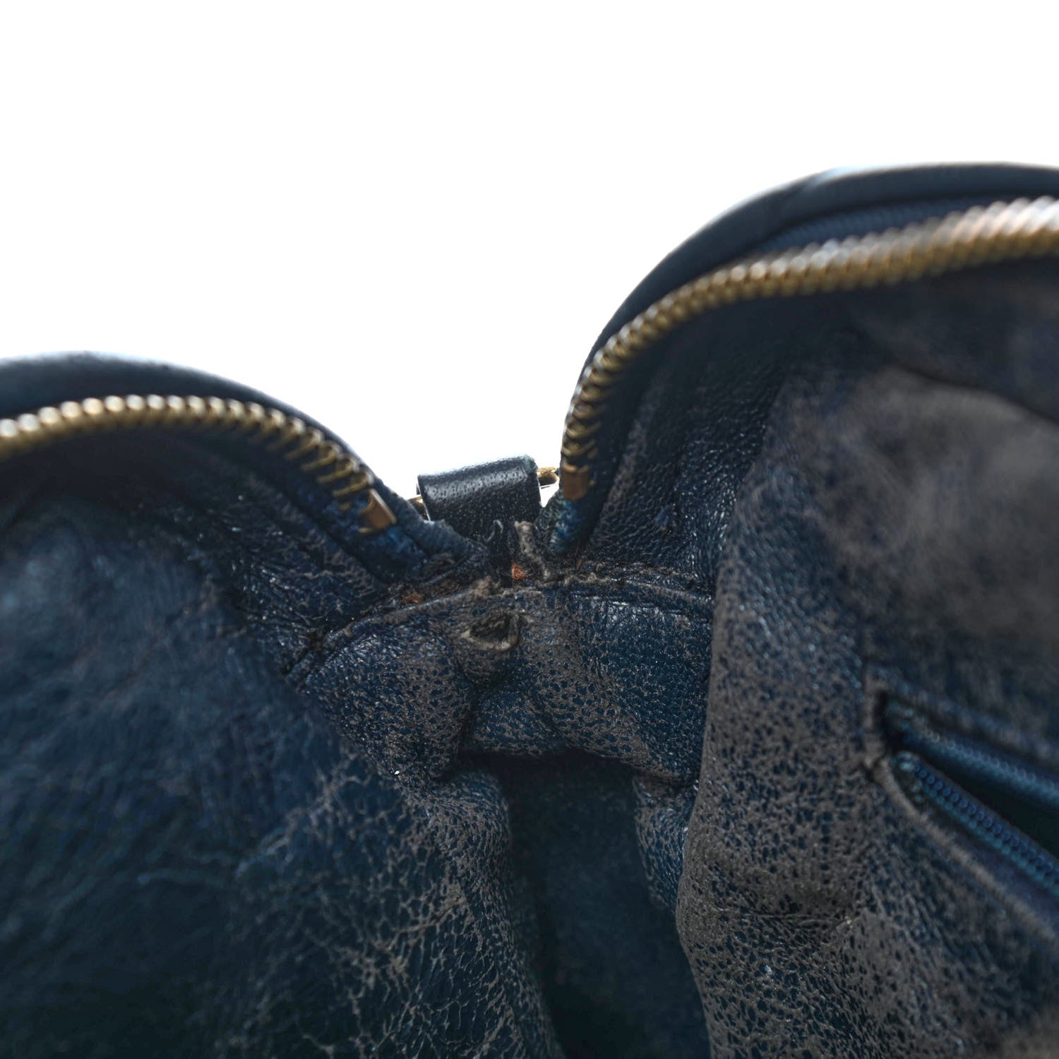 Chanel Lambskin Quilted CC Tassel Camera Case Navy 4 of 4