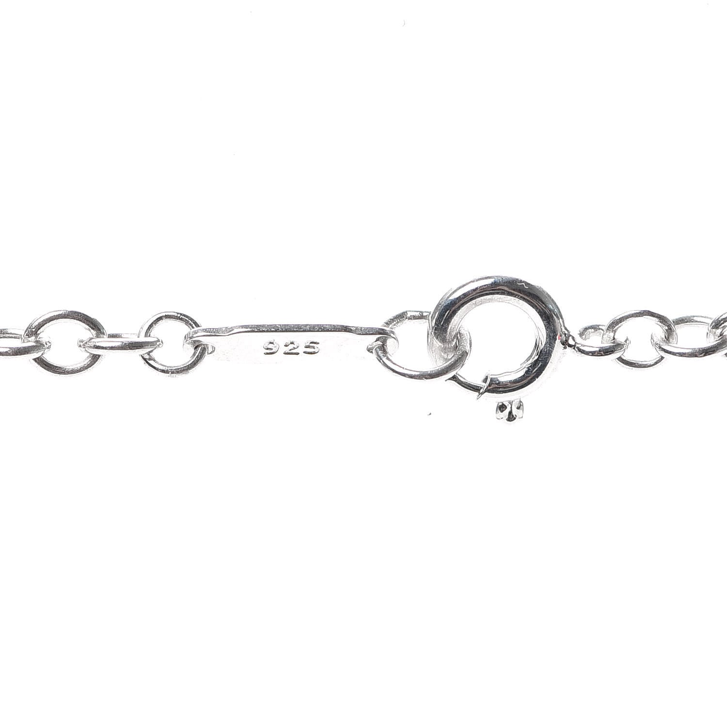 Tiffany Sterling Silver Large Open Flower Pendant Necklace 5 of 5