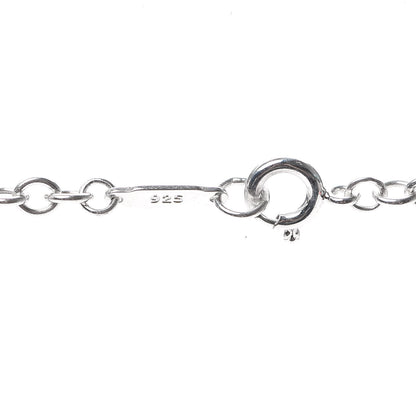 Tiffany Sterling Silver Large Open Flower Pendant Necklace 5 of 5