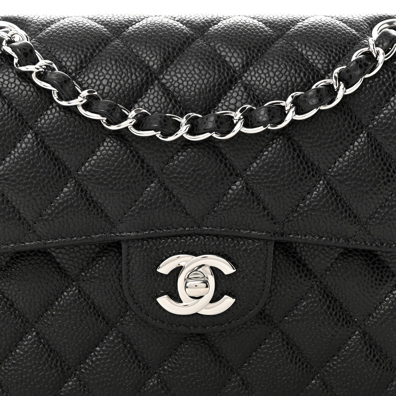 Chanel Caviar Quilted Small Double Flap Black 8 of 13