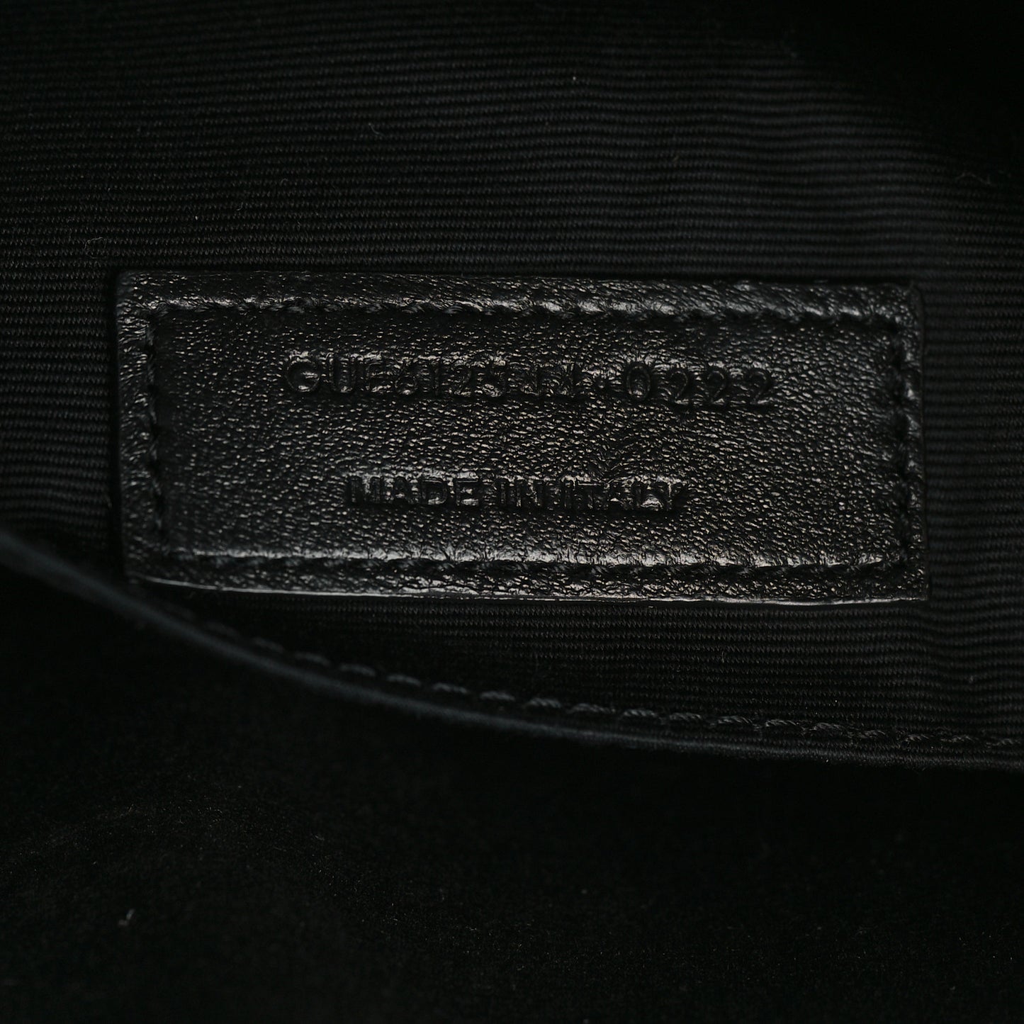 Calfskin Matelasse Monogram Lou Camera Bag Black