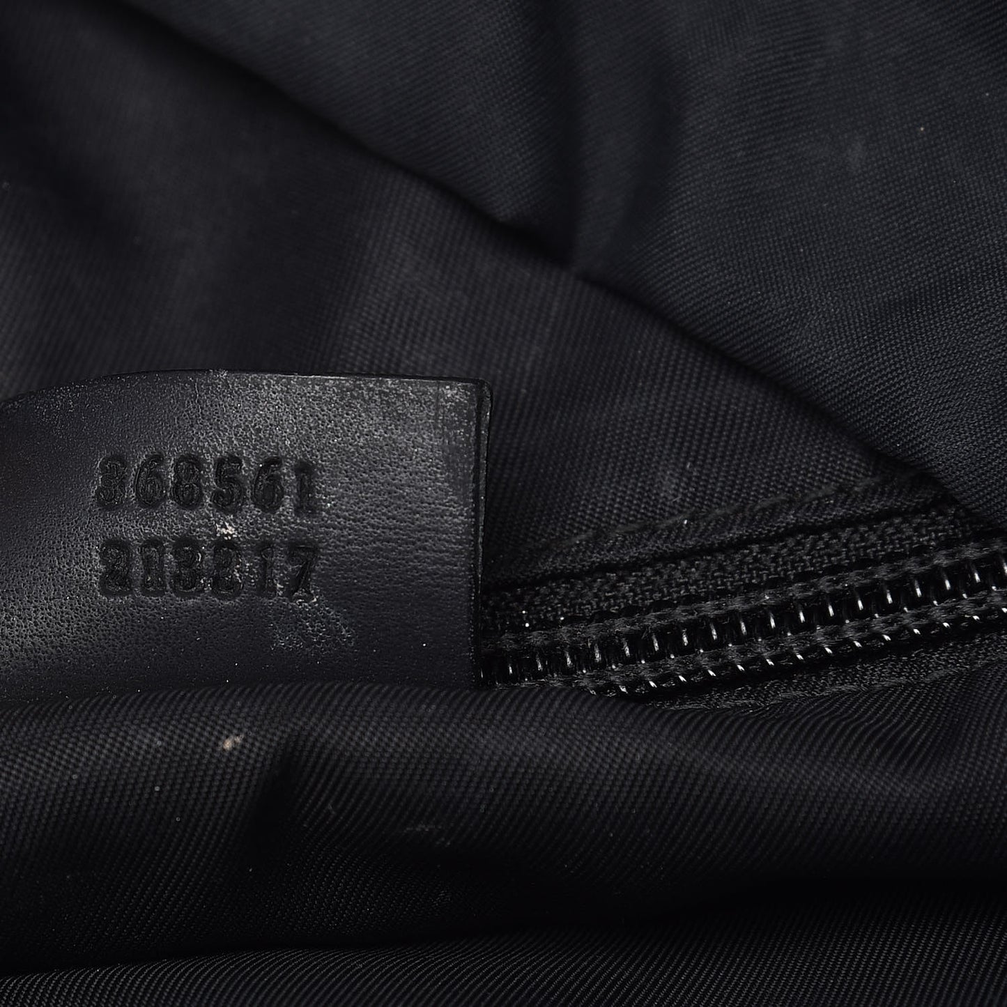 Guccissima Single Buckle Backpack Black