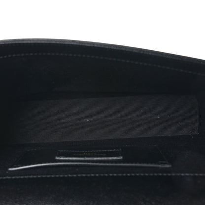 Saint Laurent Grain De Poudre Medium Classic Monogram Kate Satchel Black 5 of 9