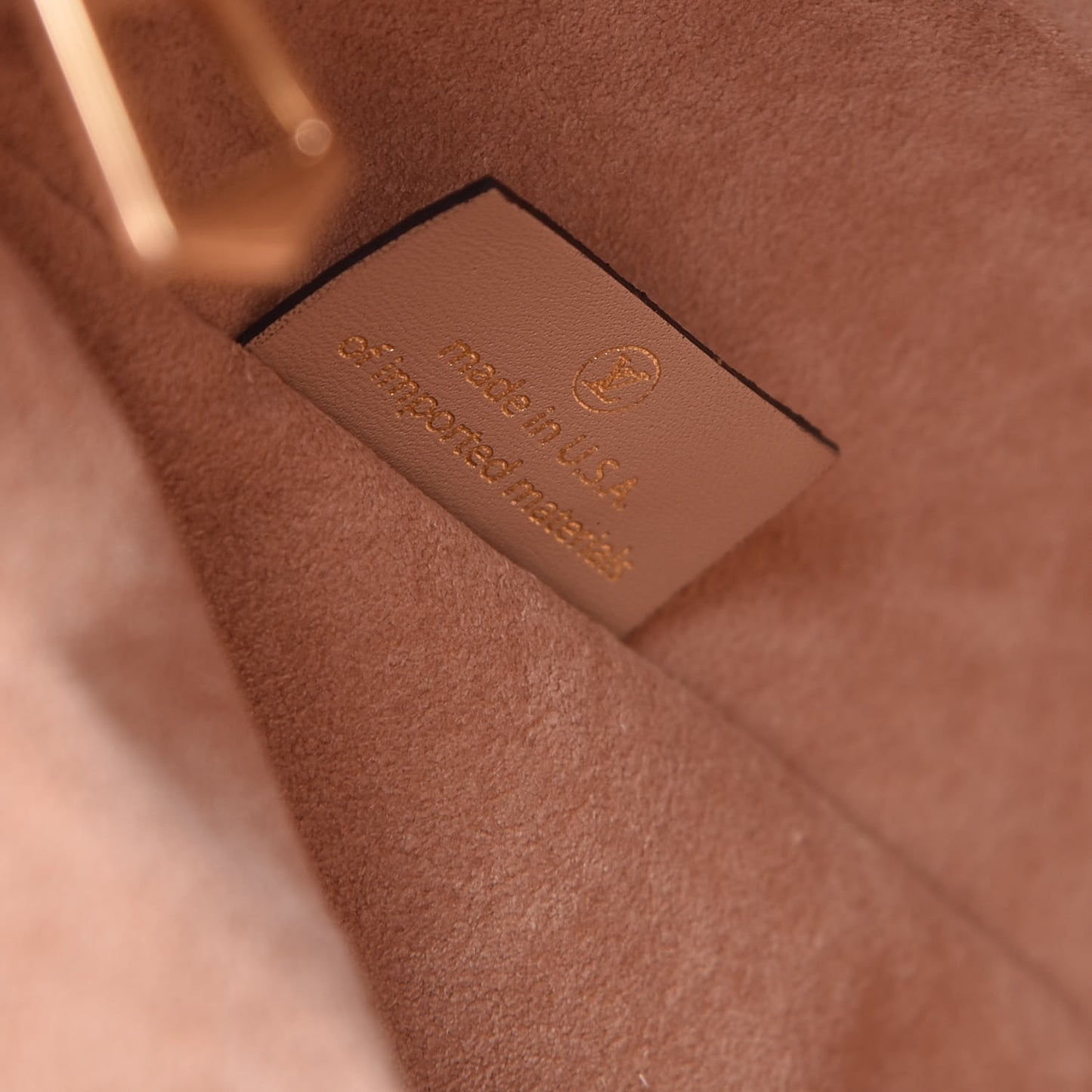 Empreinte V Tote MM Beige Rose Creme