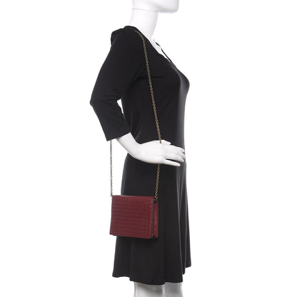 Bottega Veneta Nappa Intrecciato Chain Wallet Sienna 2 of 10