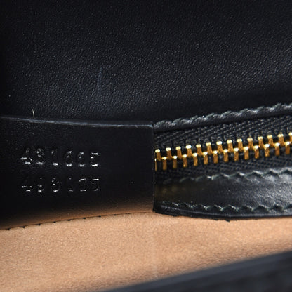 Gucci Guccissima Signature Medium Sylvie Top Handle Bag Black 8 of 13