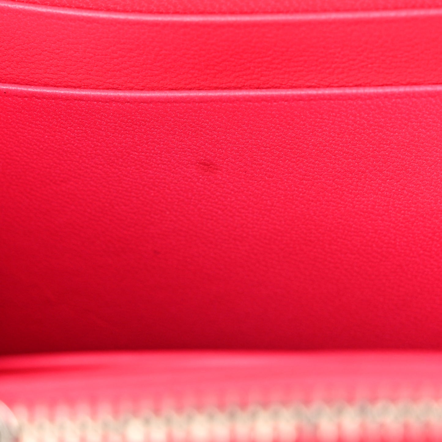 Lambskin Cannage Lady Dior Flap Wallet Pink