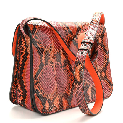 Gucci Snakeskin Small Jackie Shoulder Bag Deep Paprika Rocky 3 of 9