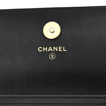 Chanel Aged Calfskin Quilted Reissue Flap Phone Holder With Chain Black 6 of 12