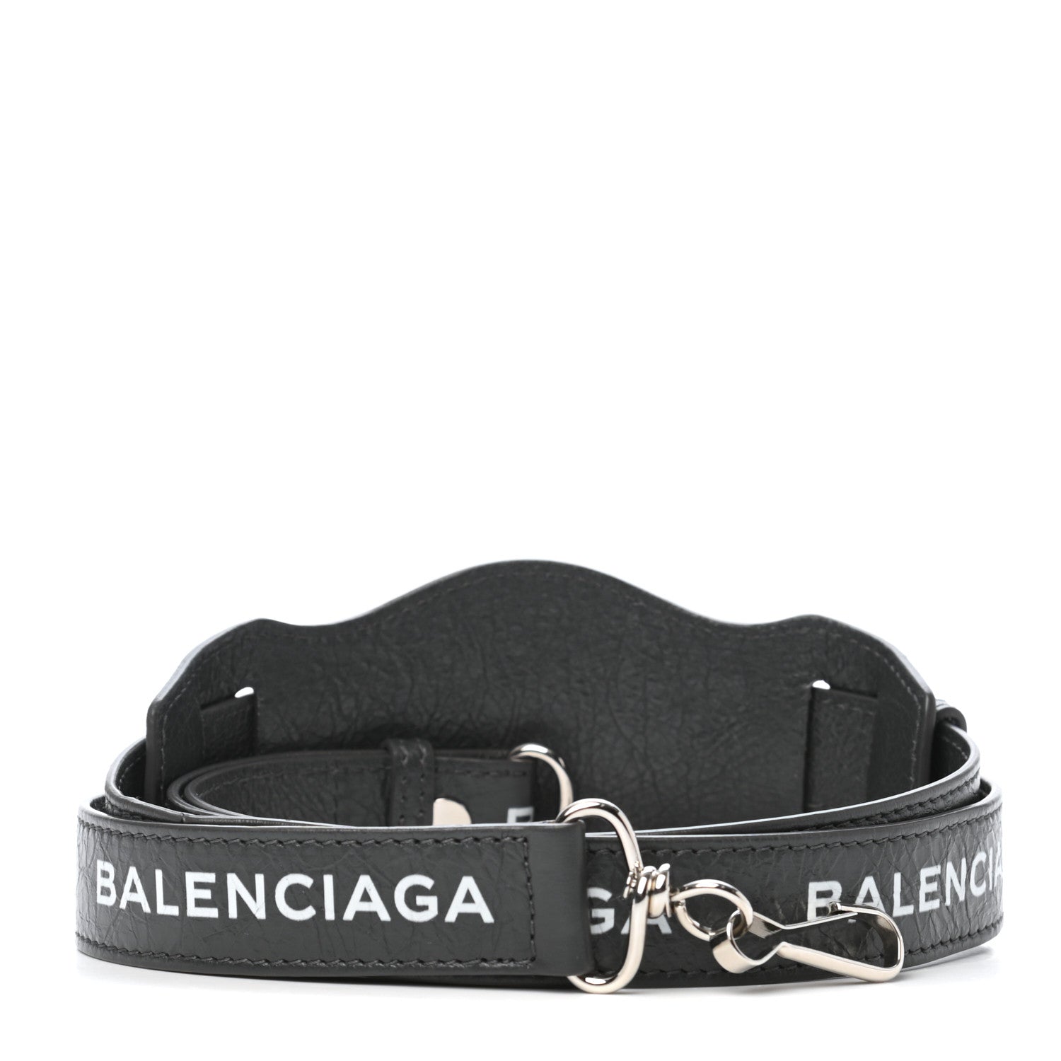 Balenciaga Agneau Classic Hardware Logo Shoulder Strap Gris Fossile 1 of 3