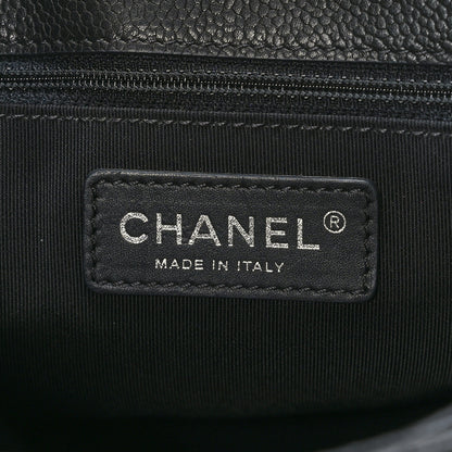 Chanel Caviar Quilted Medium Rock In Rome Single Flap Black 6 of 9